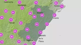 El tiempo para este fin de semana en Castellón: Vientos de más de 100 km/h en la provincia