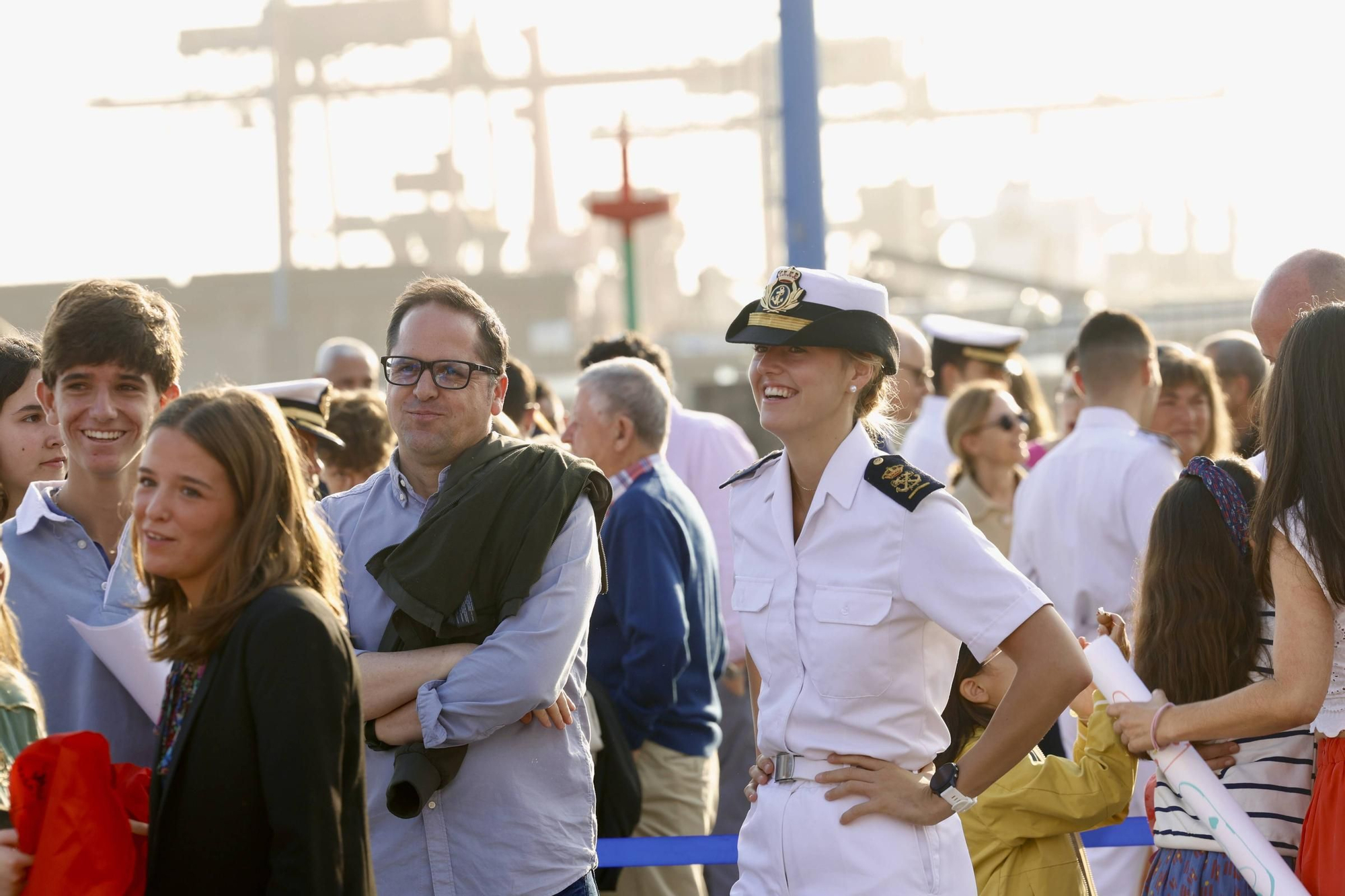 EN IMÁGENES: Así fue la llegada de la Princesa Leonor a Gijón en "Elcano"