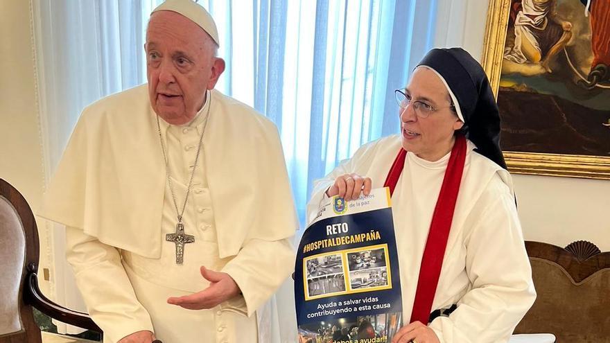Sor Lucía Caram porta a Roma el repte de construir un hospital de campanya a Ucraïna: &quot;Al Papa li agradaria anar a ajudar&quot;