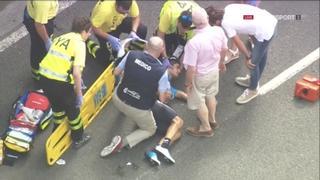 Landa se fractura una vértebra en la Clásica de San Sebastián y ve peligrar la Vuelta