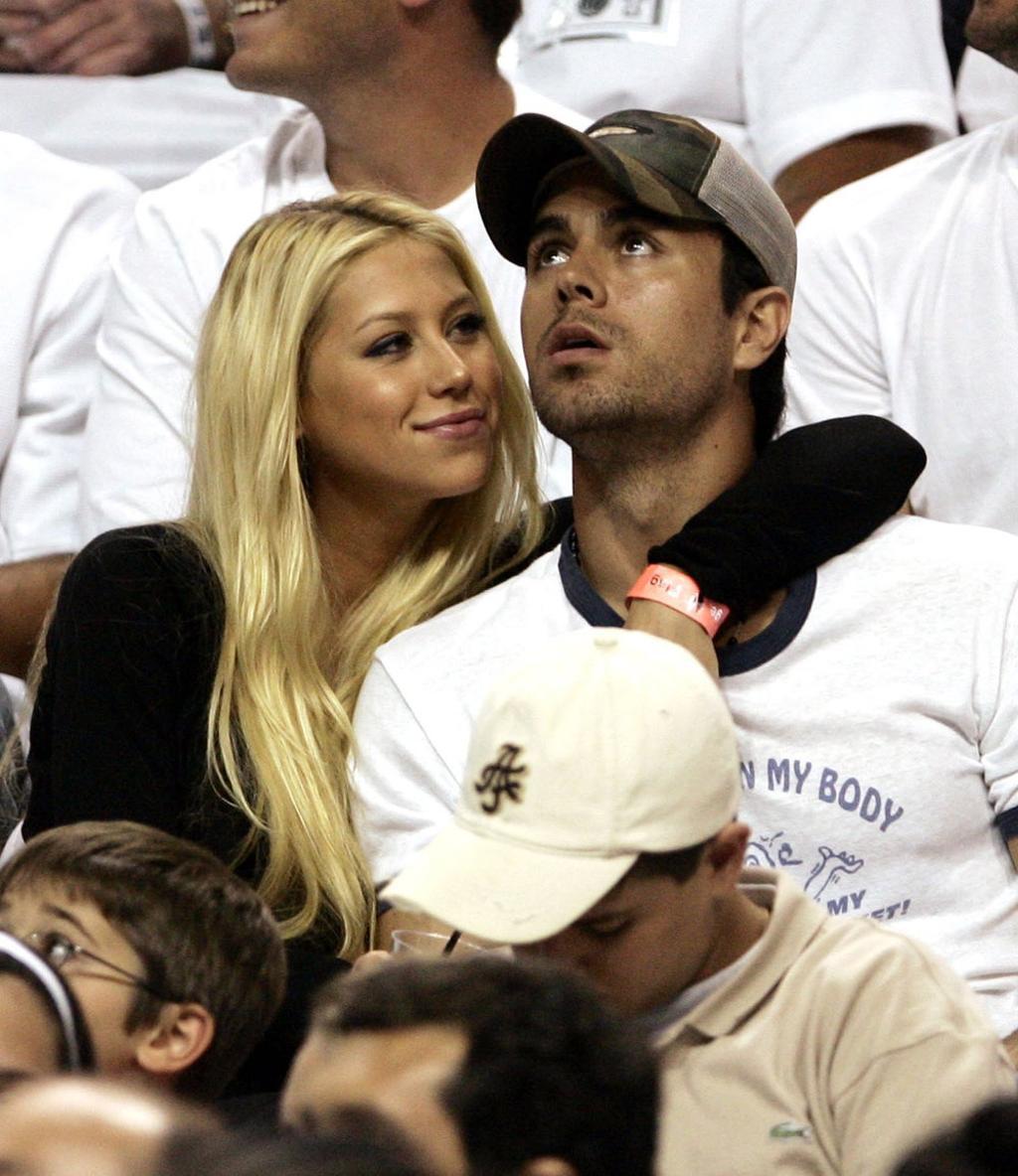 Enrique Iglesias y Anna Kournikova