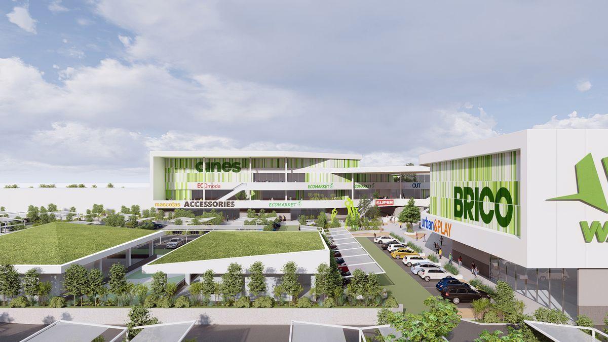 Así estaba proyectado el centro comercial Way Cáceres.