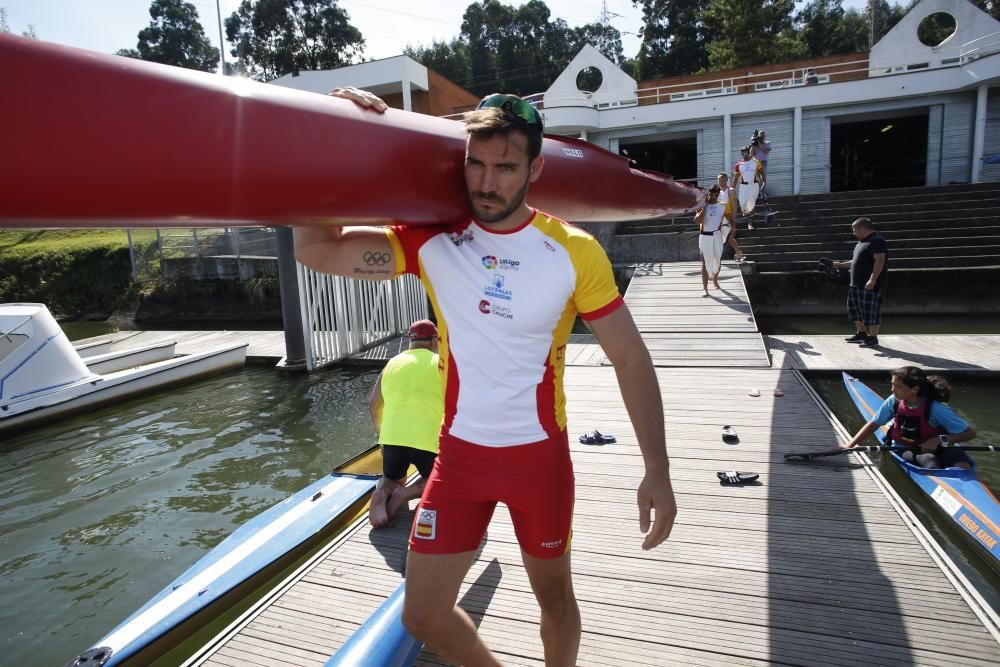 Entrenamiento de Craviotto en Trasona