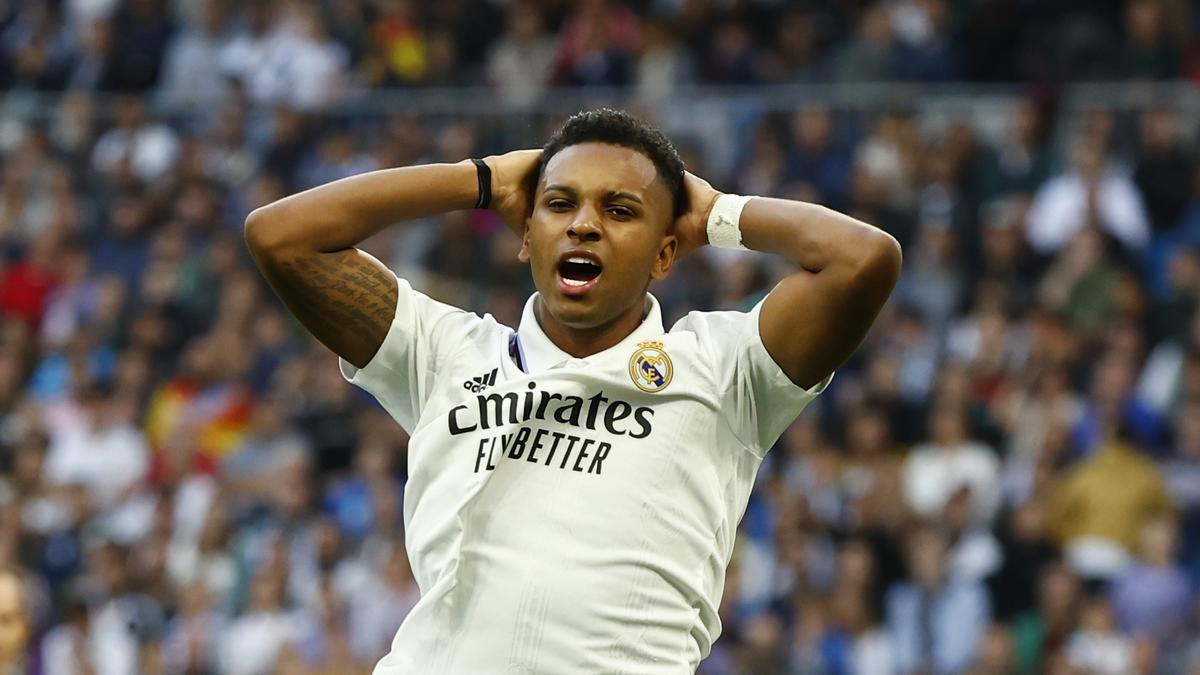 Ancelotti reprochó públicamente un gesto de Rodrygo