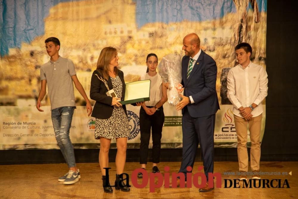 Gala de premios al Deporte murciano en Cehegín