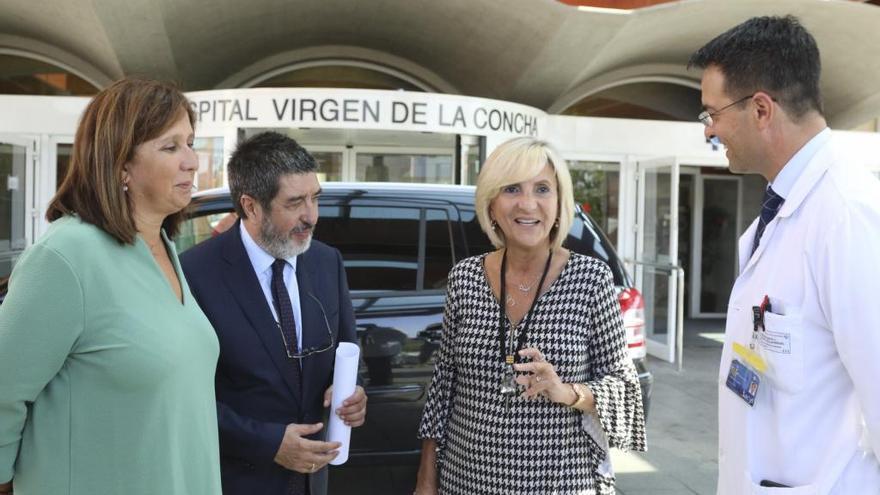 La consejera de Sanidad, en la capital.