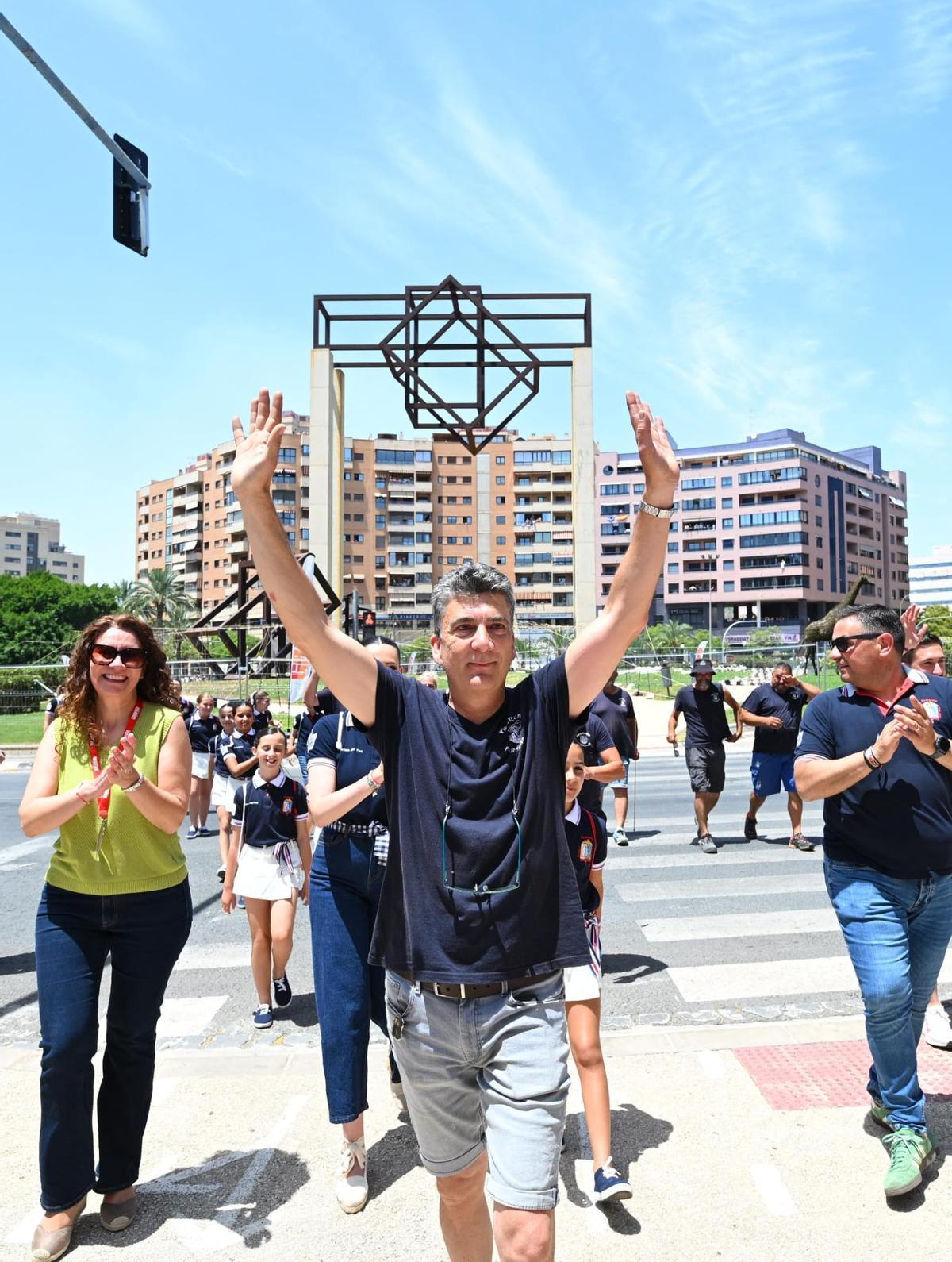 La última mascletà antes del inicio de las Hogueras, en imágenes