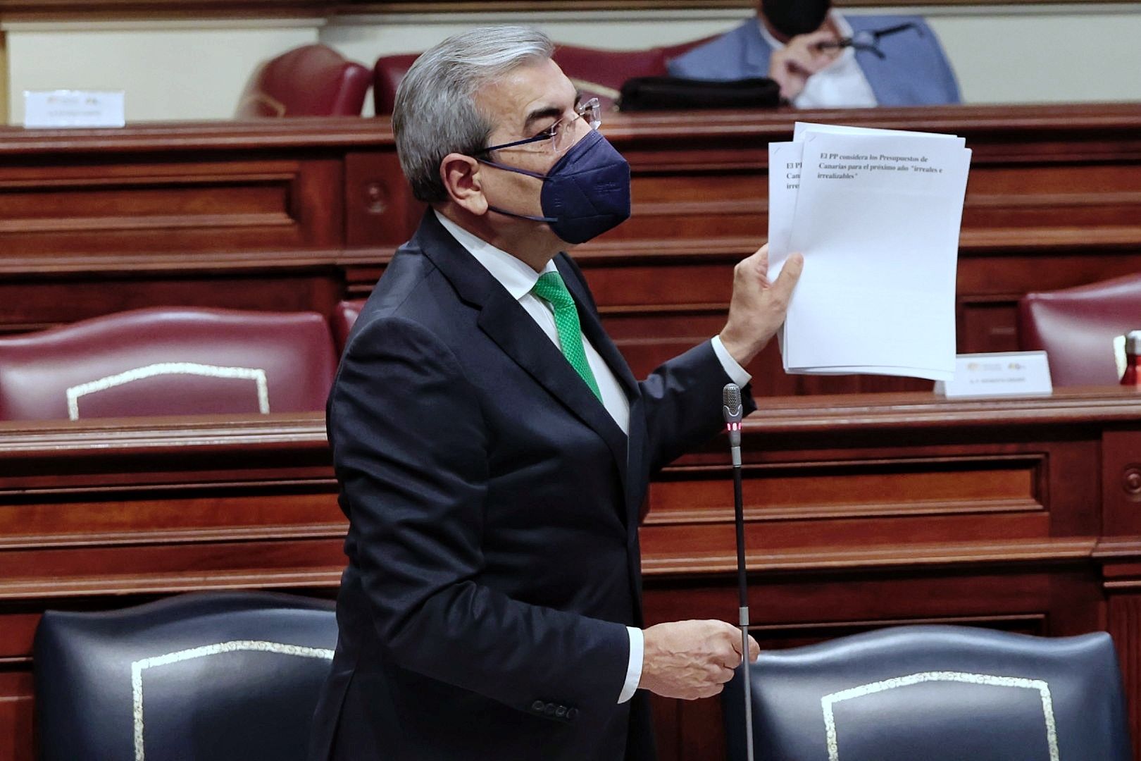 Pleno del Parlamento de Canarias (08/02/2022)