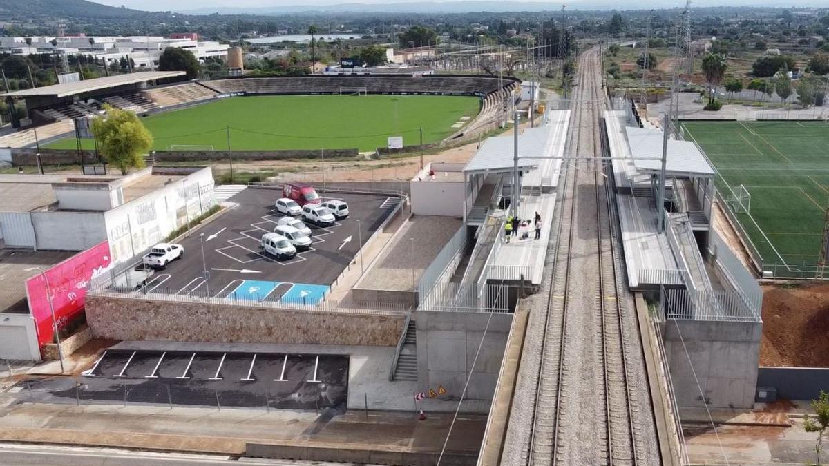In die Bauarbeiten für den neuen Bahnhof flossen mehr als 2,5 Millionen Euro.