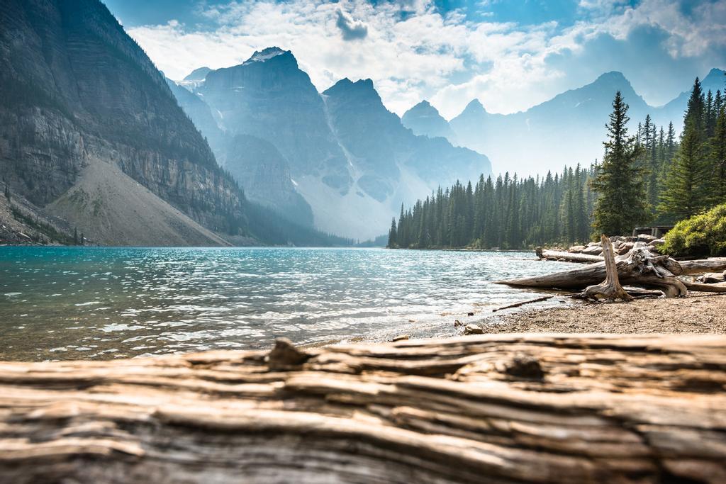 Lago Moraine, en Canadá