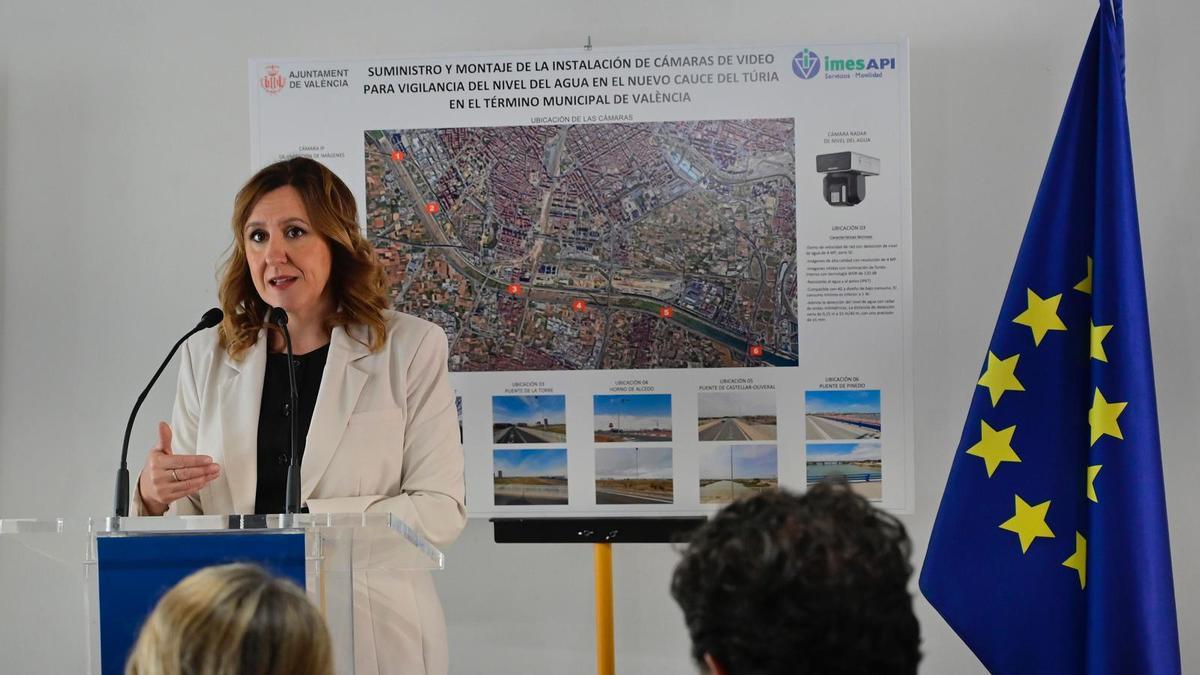 La alcaldesa de València, María José Catalá, en rueda de prensa