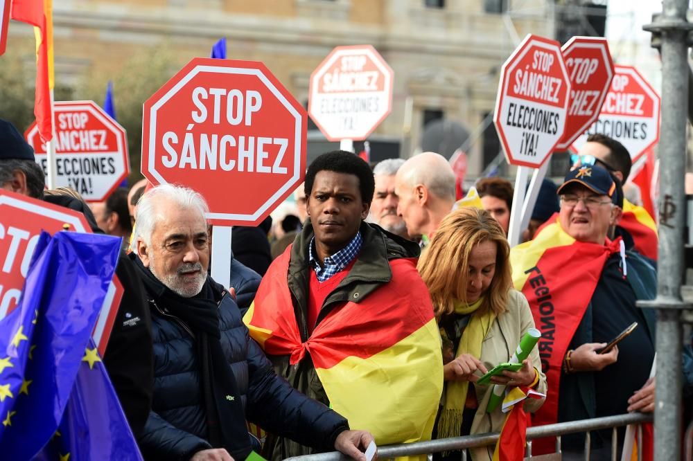 Las imágenes de la concentración en Madrid.