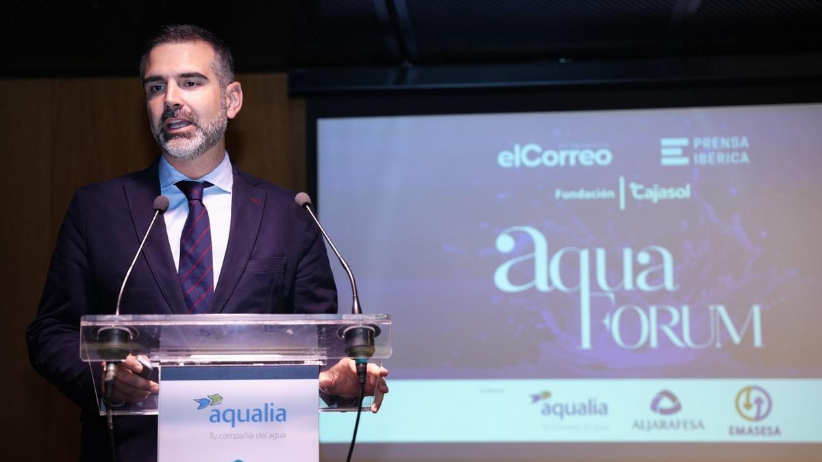 El consejero Ramón Fernández Pacheco interviene en ‘Aquaforum’