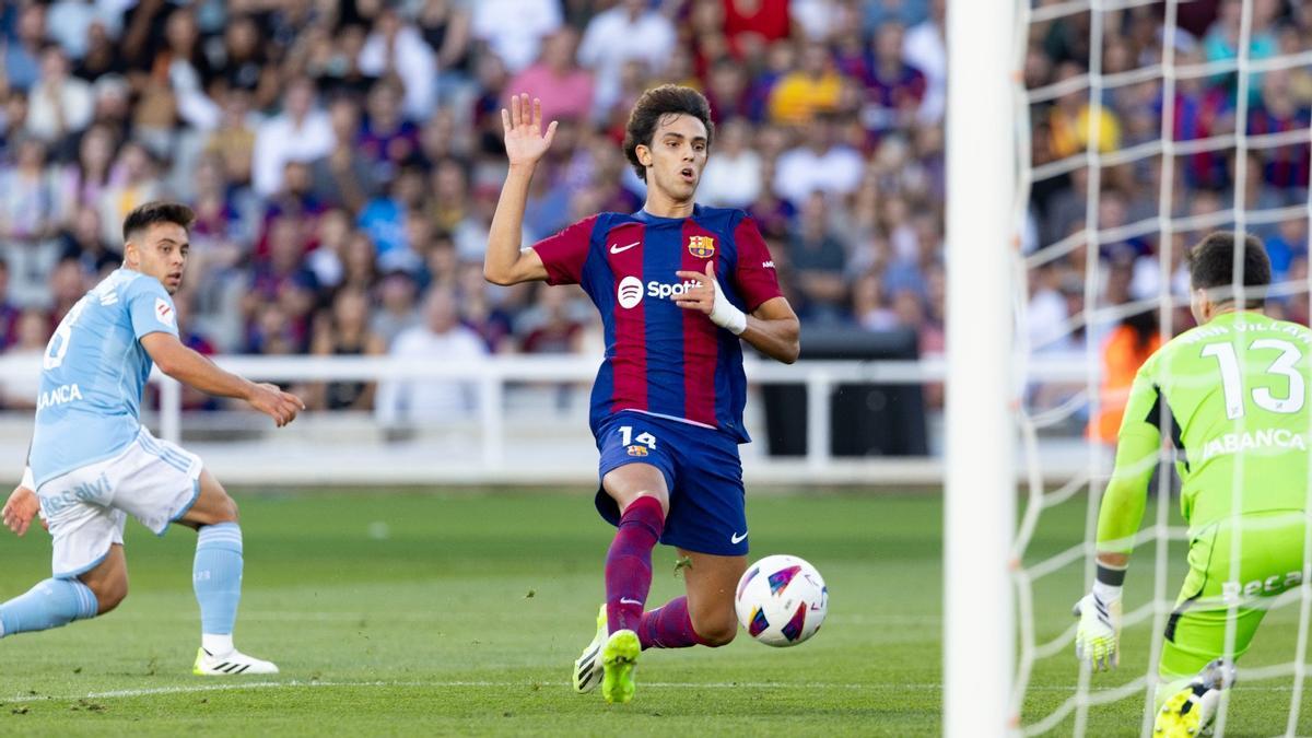 Joao Félix no tuvo su partido más plácido ante el Celta