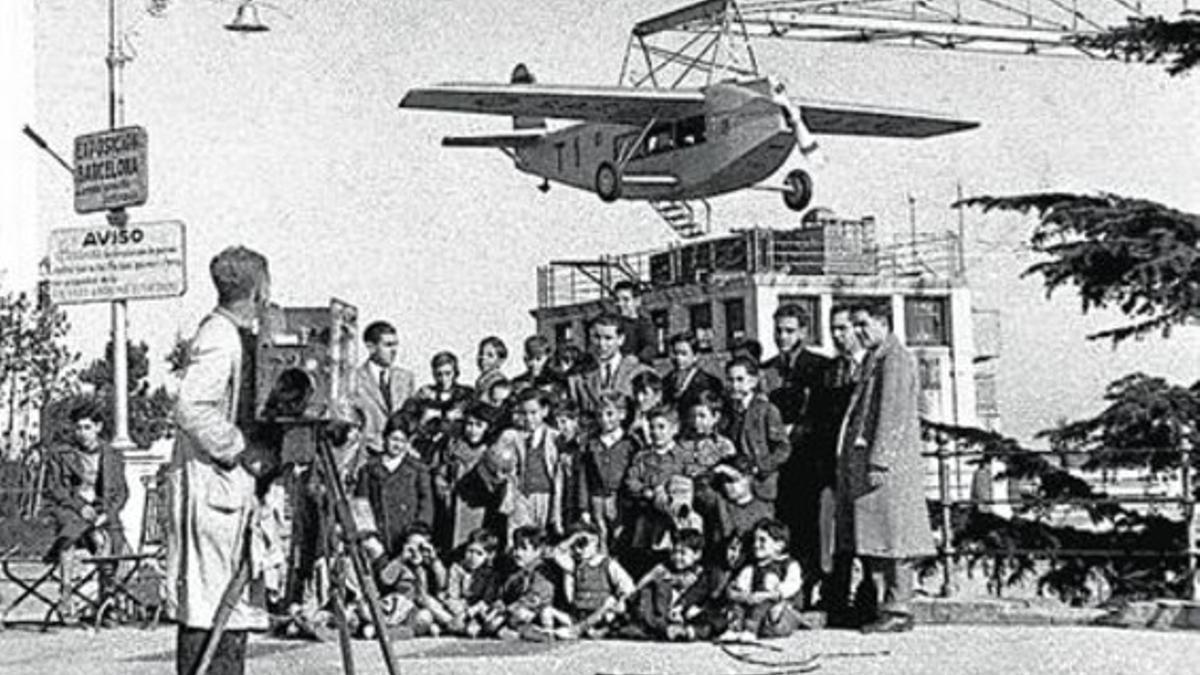 Una de las muchísimas fotografías históricas del Tibidabo.