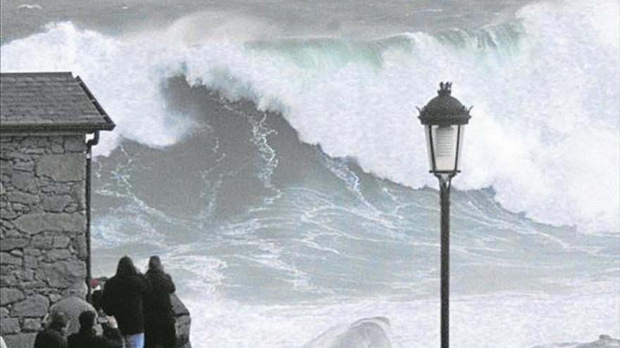 Viento huracanado en la costa del norte