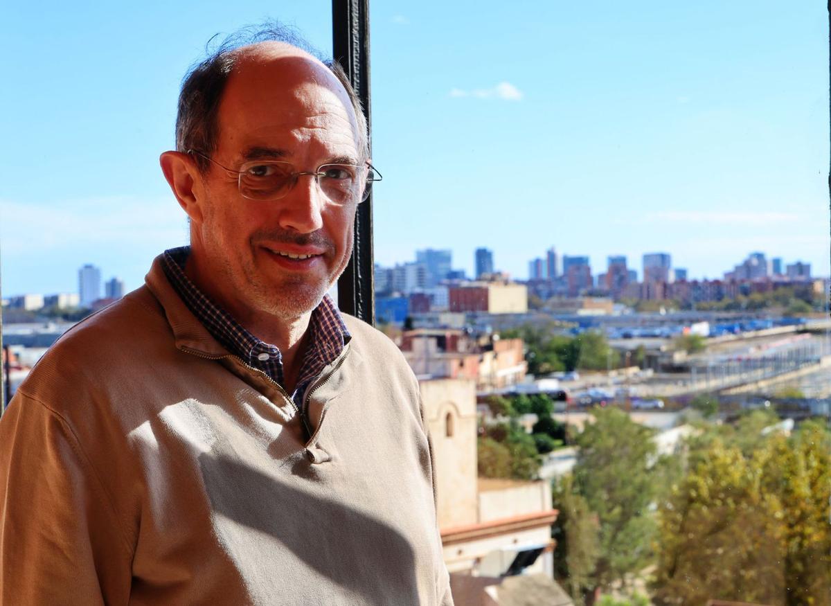 Joan Baltà, director de Barcelona Sagrera Alta Velocitat: al seu despatx."L’estació de la Sagrera encara necessita sis anys més d’obres"