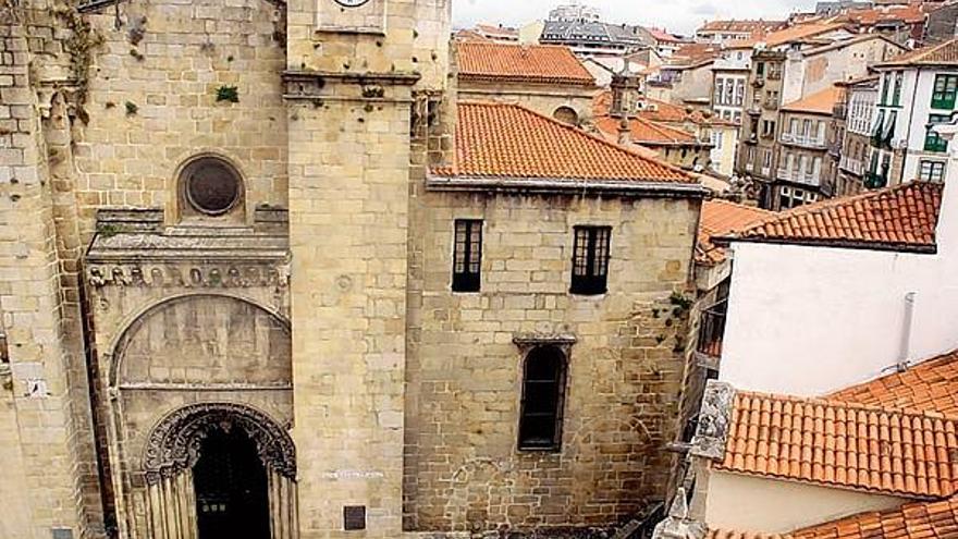 Vista del casco histórico de Ourense.