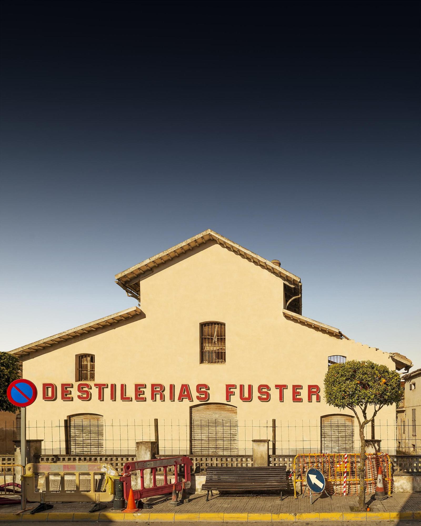 Das Gebäude von &quot;Destilerias Fuster&quot; in der Gemeinde Santa Margalida
