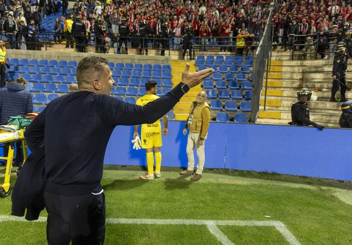 Curro Torres, al final del partido