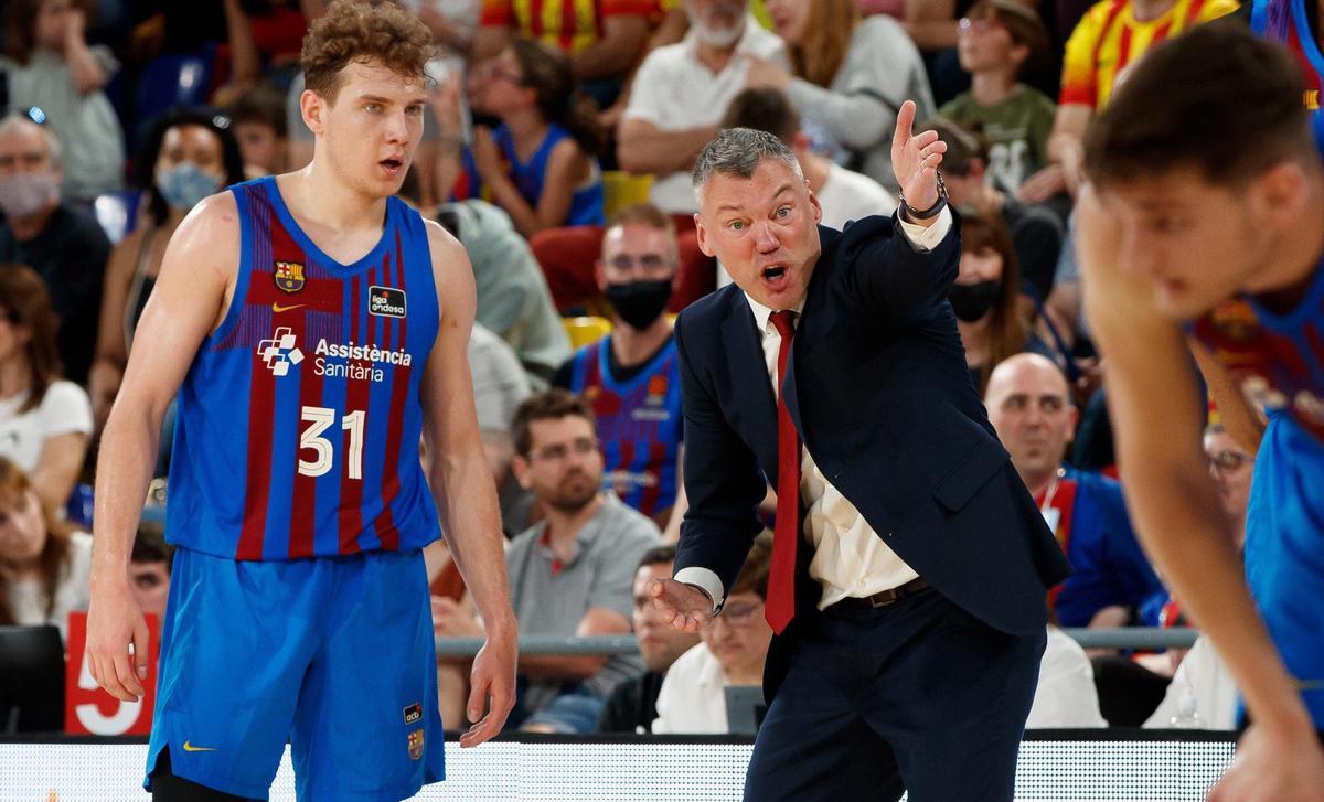 Saras atrajo a varios jugadores al Barça como el caso del joven base Rokas Jokubaitis