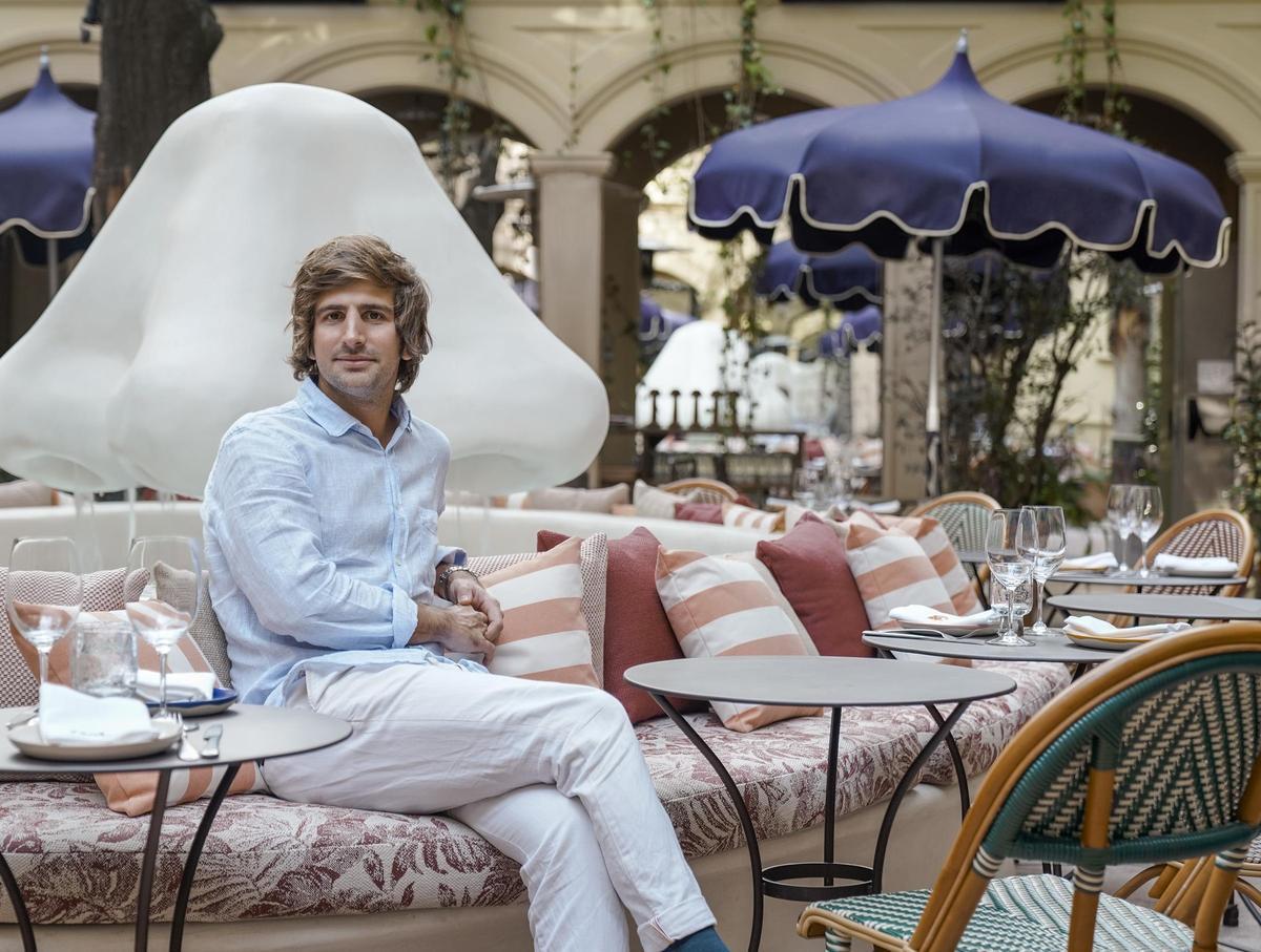 Marco Garí, CEO del Grupo Isabellas en el restaurante Gala.