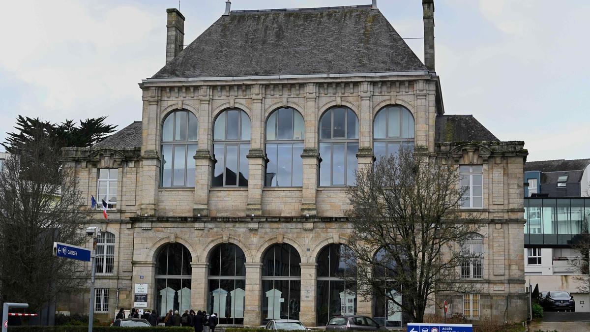 Una imagen del Tribunal de Vannes.