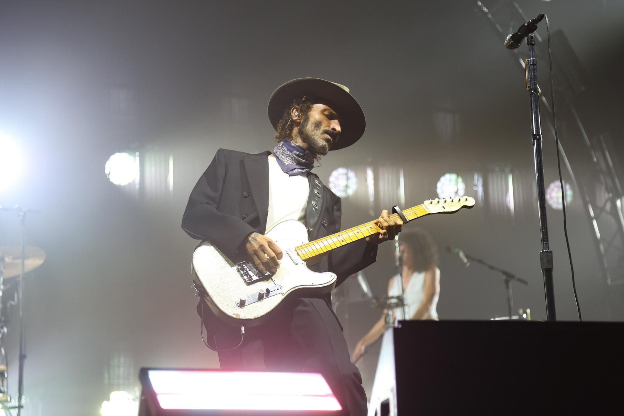 Leiva en el Muelle de Batería de A Coruña