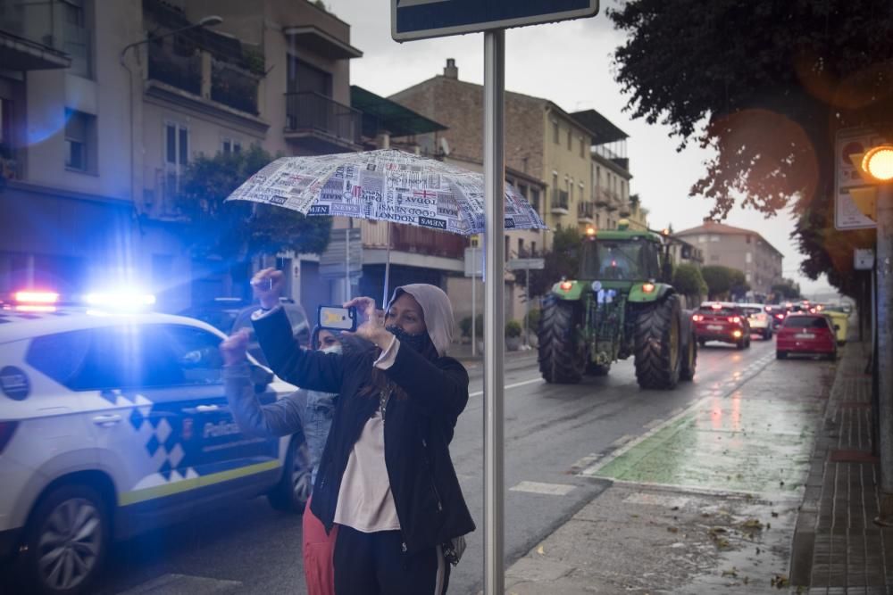 Protesta contra moció de censura de Sant Fruitós