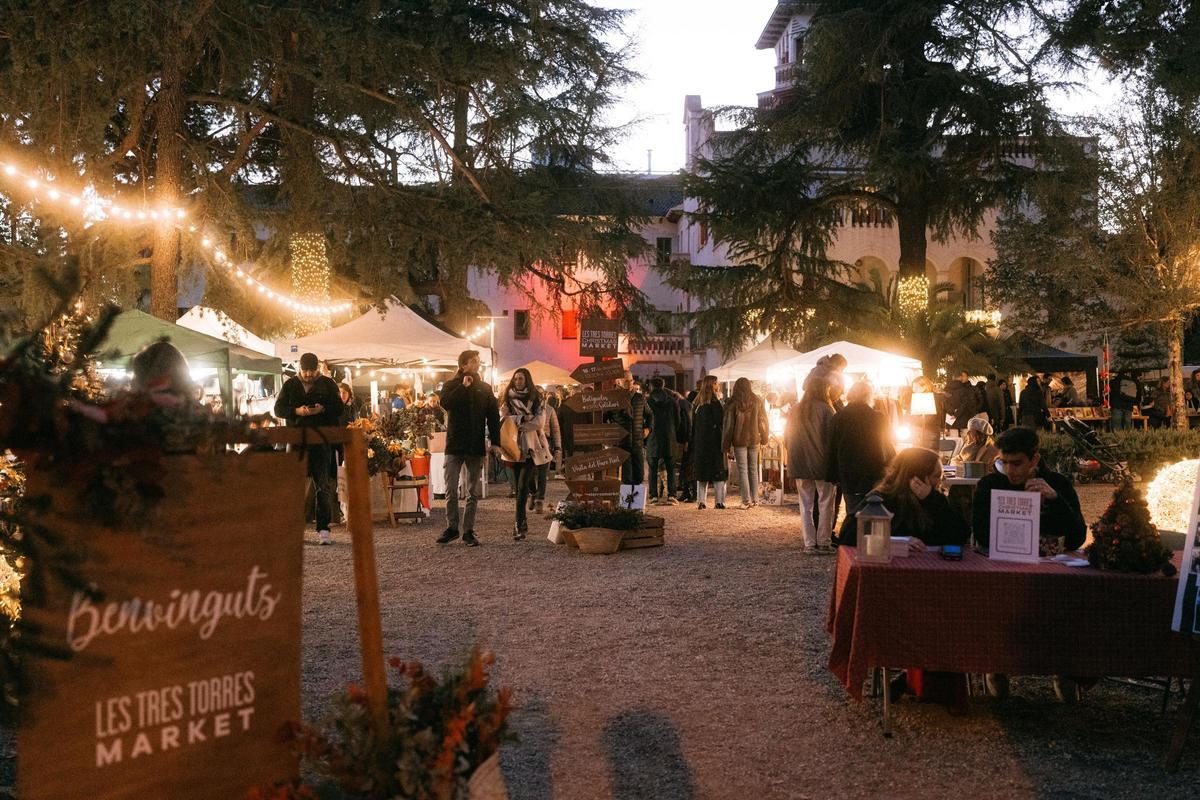 Mercado Imagina Christmas Market Les Tres Torres.