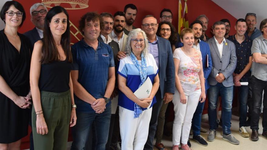 Els nous membres del Consell Comarcal del Berguedà  constituit aquest migdia