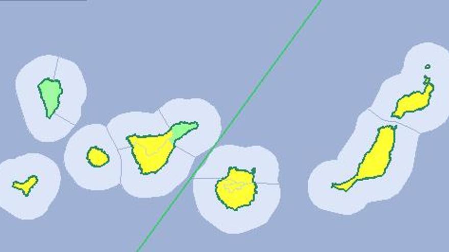 Vientos de hasta 70 km/h en Navidad en Canarias