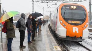 Estació de Renfe a Cardedeu.