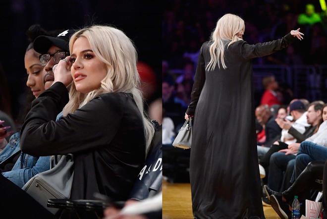 El look discreto de Khloé Kardashian para ver el partido de Tristan Thompson contra los Lakers