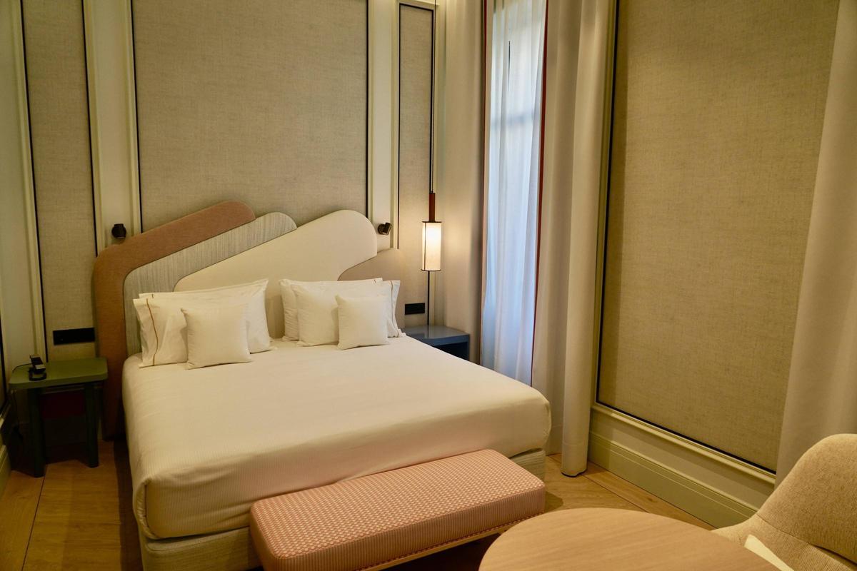 Una de sus habitaciones ya acondicionada.