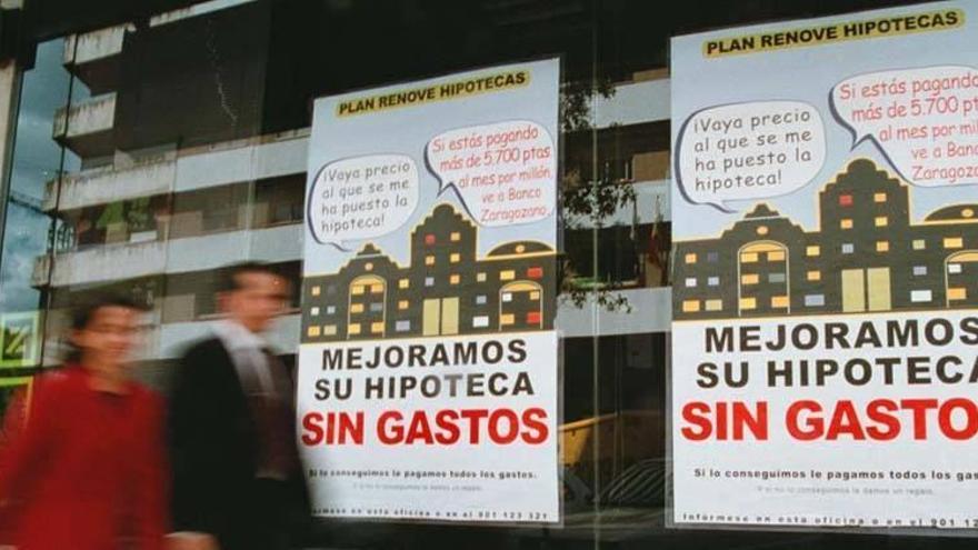 Las hipotecas para comprar viviendas bajan un 4,4 % en noviembre en Aragón