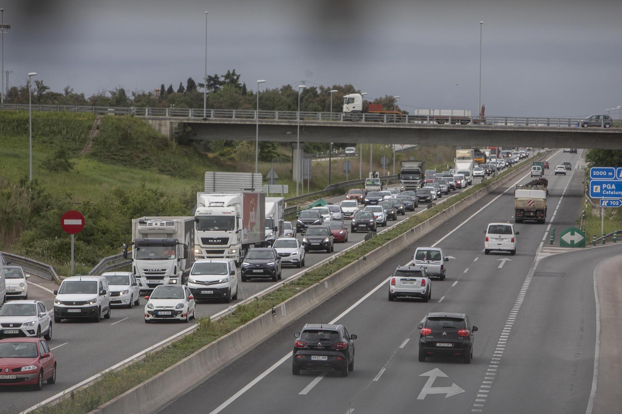 Cues quilomètriques a l'A-2.