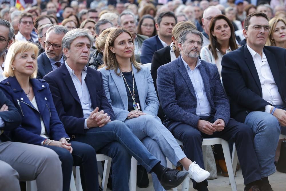 Pablo Casado visita Murcia un día antes del cierre de campaña