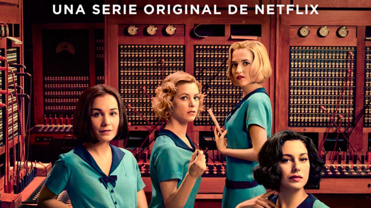 Cartel de 'Las chicas del Cable', de Netflix