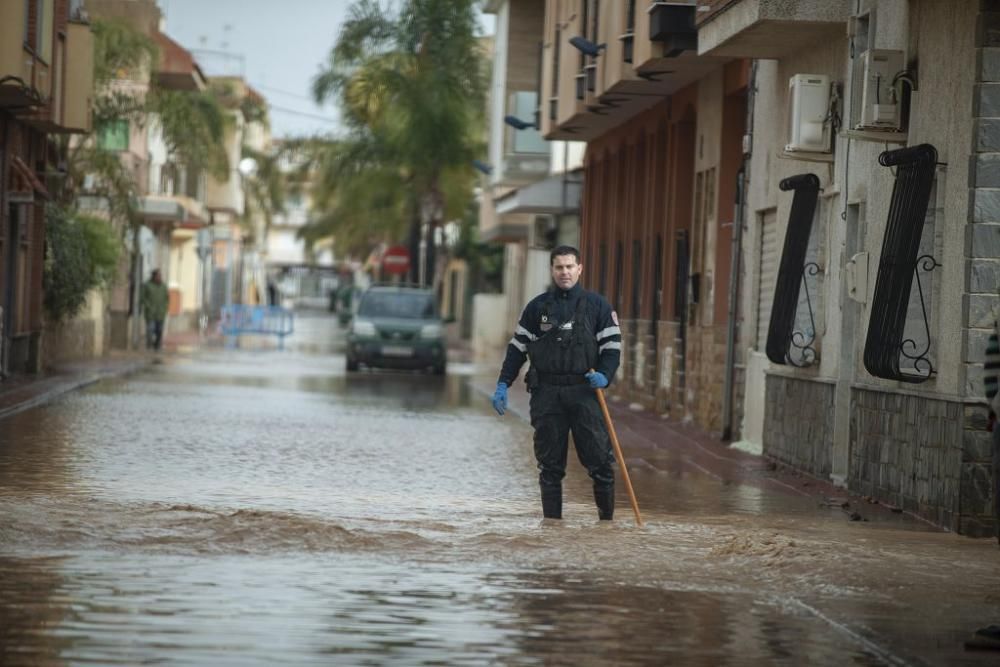 Borrasca Gloria: lluvias e inundaciones en Los Alcázares y San Javier