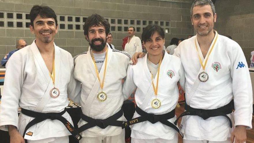 Quatre medalles bagenques a la Copa d&#039;Espanya de judo per a veterans