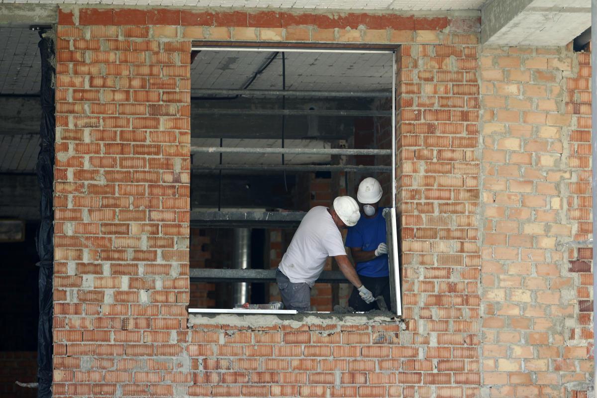 Construcción de viviendas en Málaga.