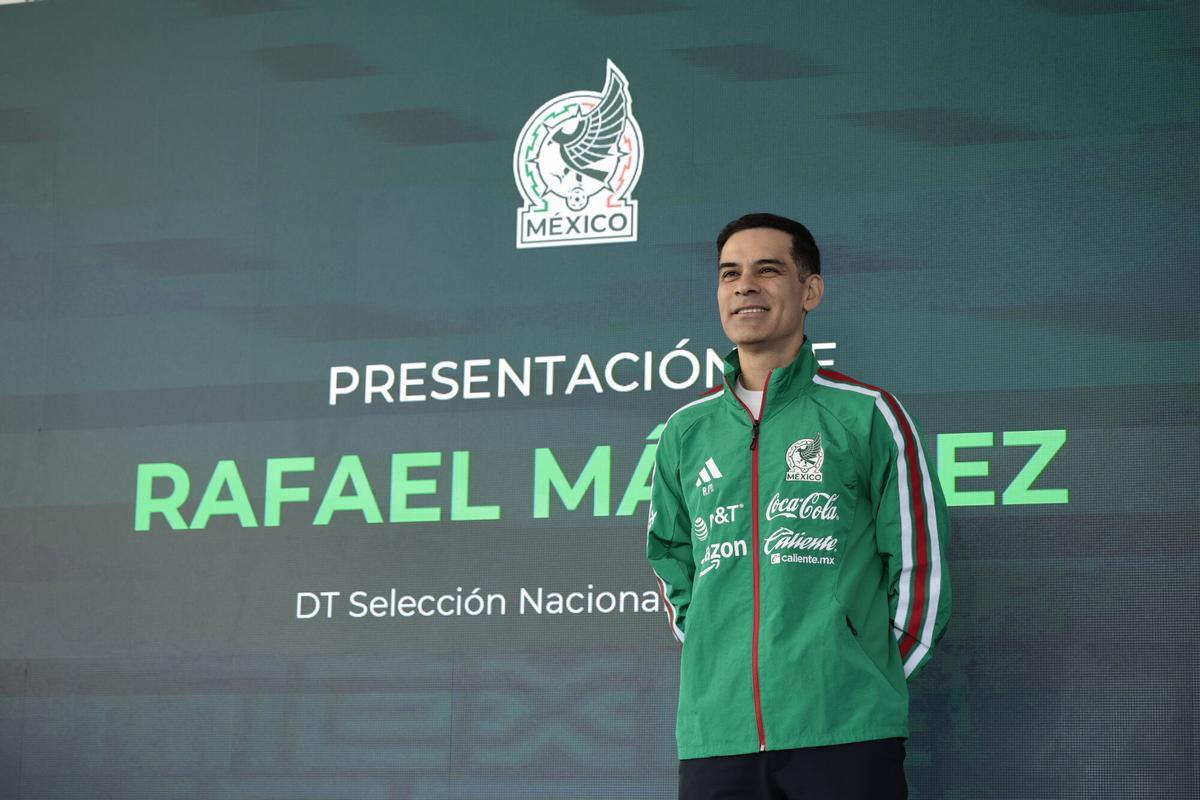 Rafa Márquez, en su presentación oficial como seleccionador de México.