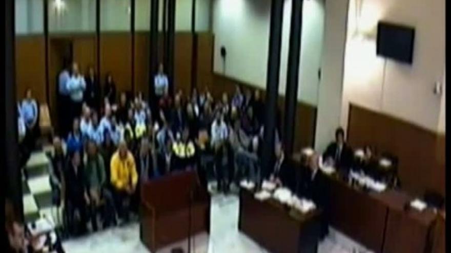 Pelea en la Audiencia de Barcelona entre Mossos y acusados