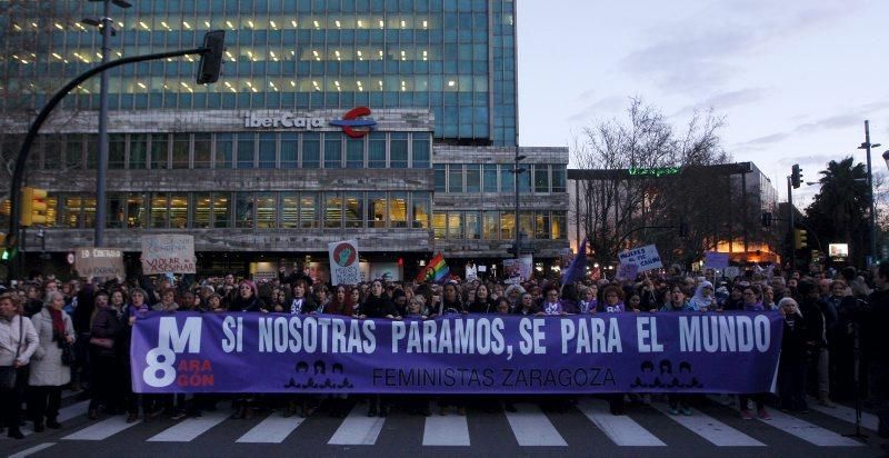 El Día Internacional de la Mujer en Zaragoza