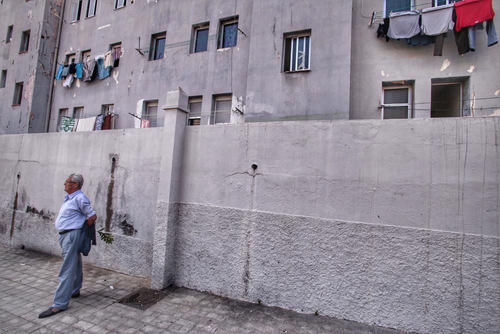 Viviendas de las barriadas de La Candelaria.