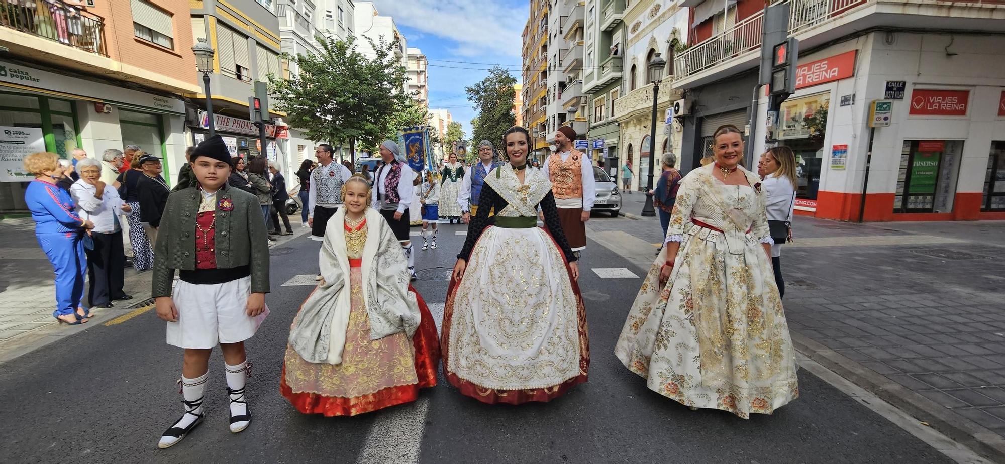 Las comisiones el Marítim, protagonistas en el Homenaje a la Senyera