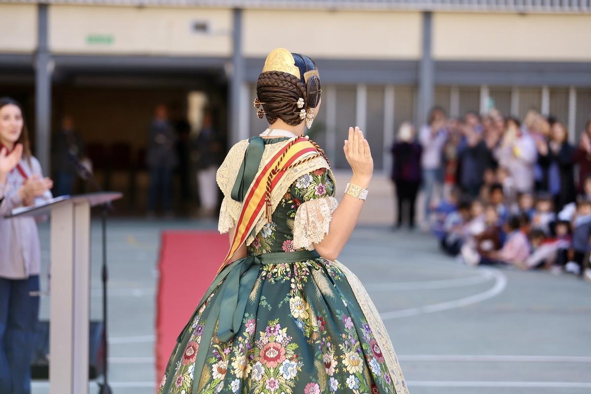 Carmen Prades vuelve a su colegio, el Pío XII