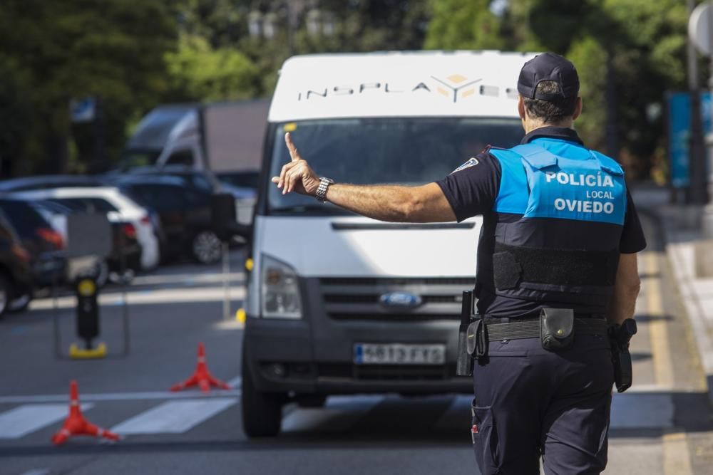 Control de alcoholemia de la Policía de Oviedo