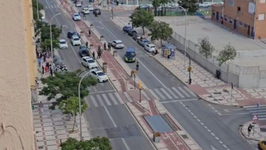 Detenido en Málaga tras una persecución de 5 kilómetros y provocar un accidente